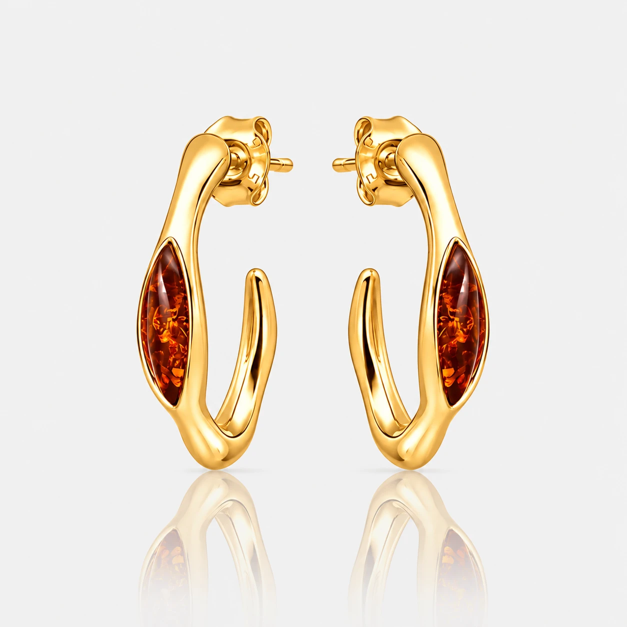 Amber hoops
