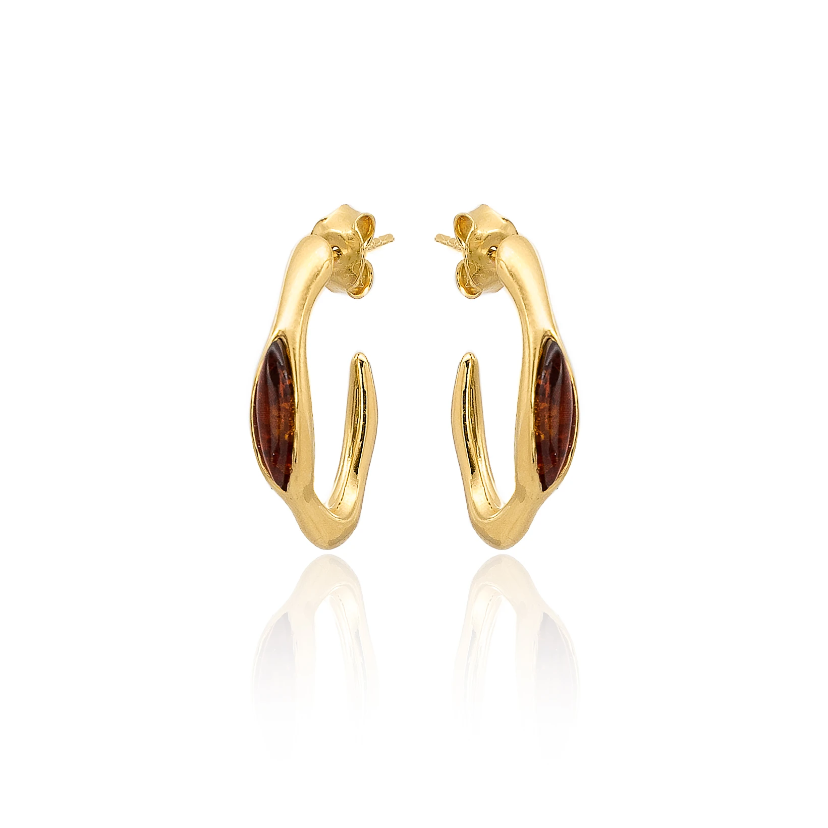 Amber hoops