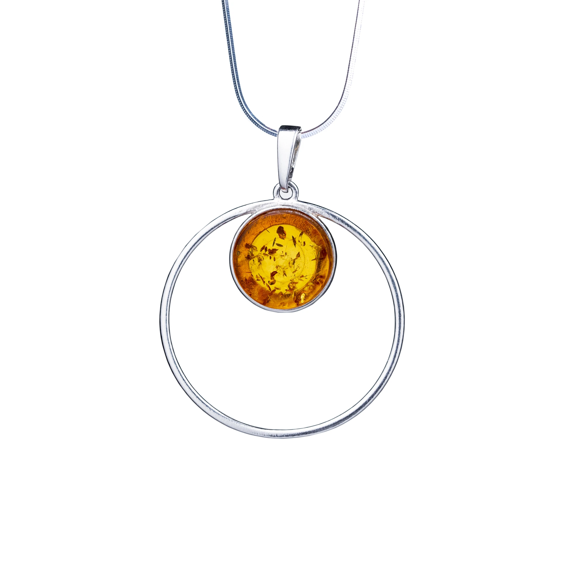 Thumbnail of Amy necklace with amber