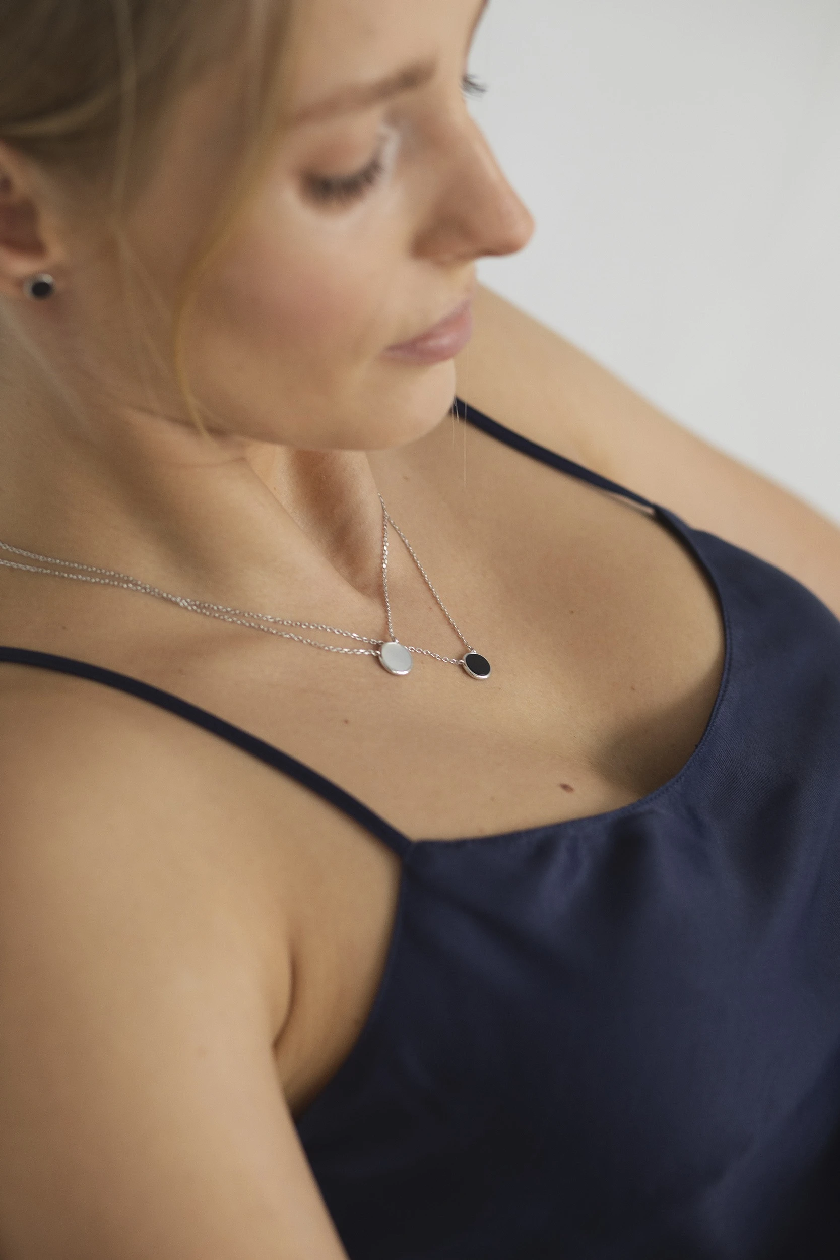 Astra necklace - silver