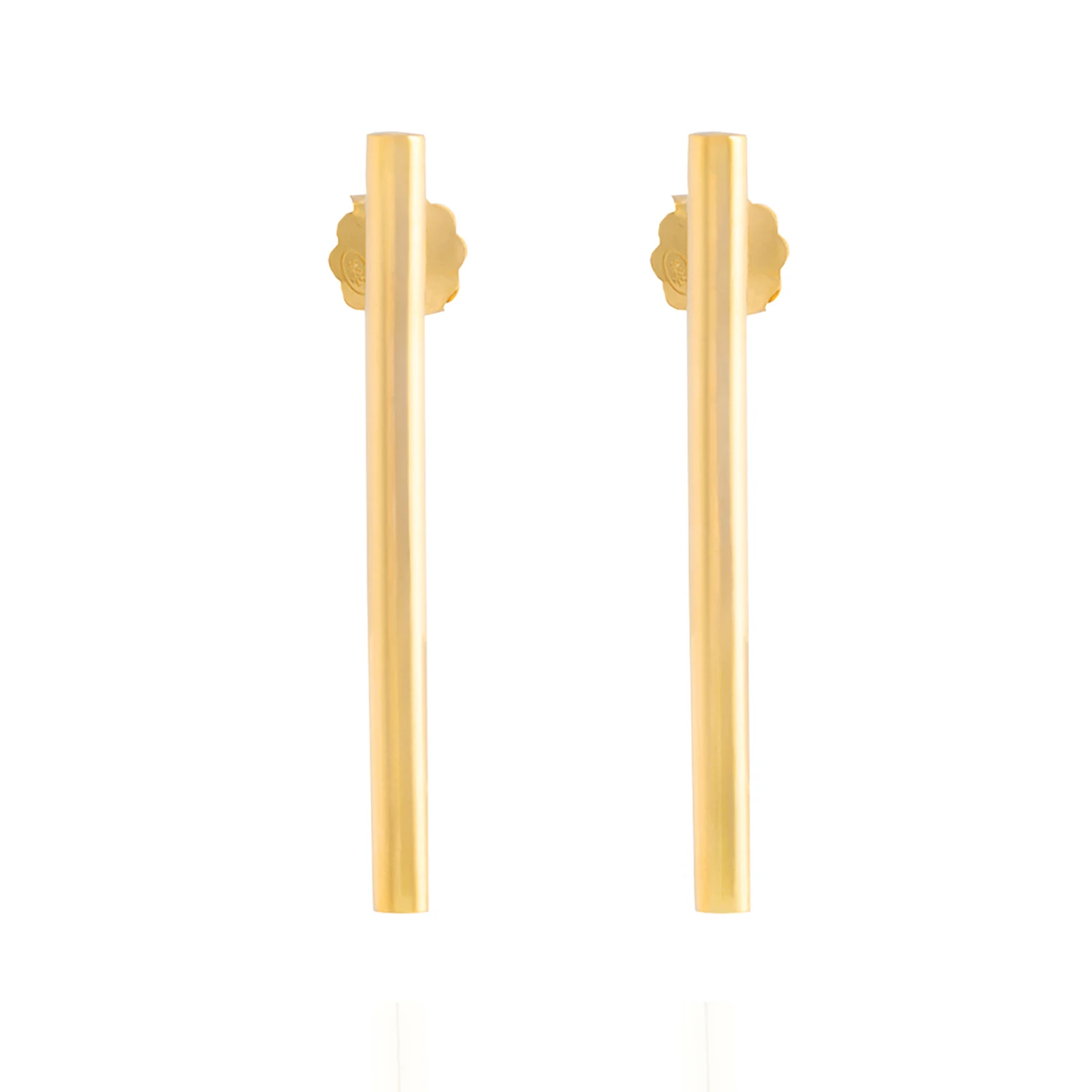 Thumbnail of Bar studs gold earrings