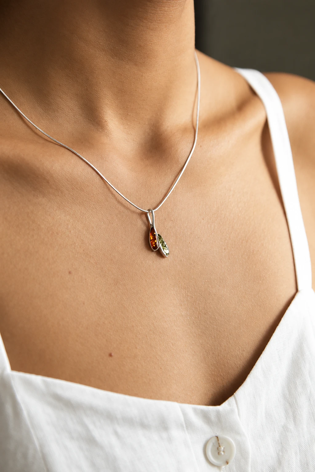 Collar Duo de ámbar