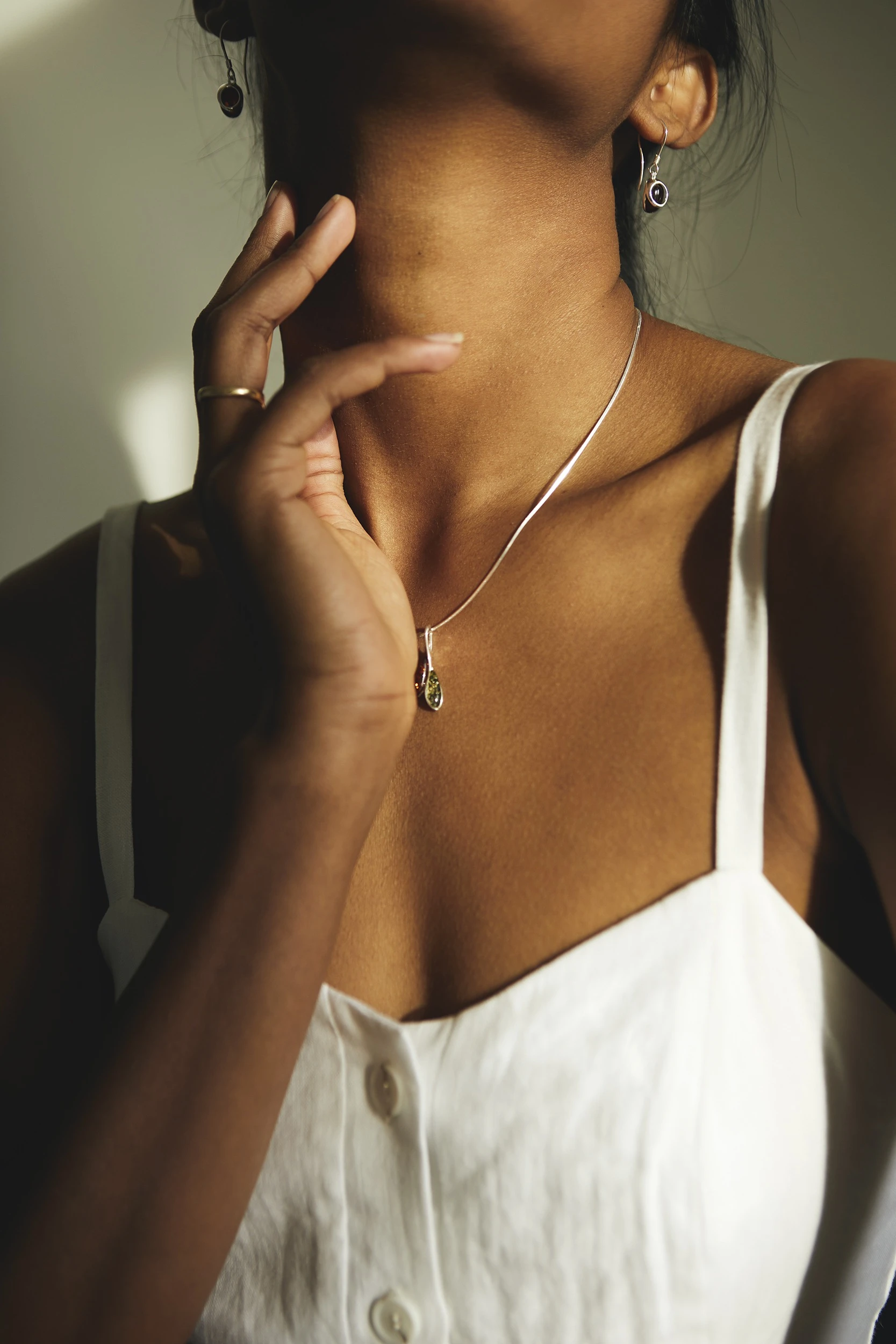 Thumbnail of Duo amber necklace