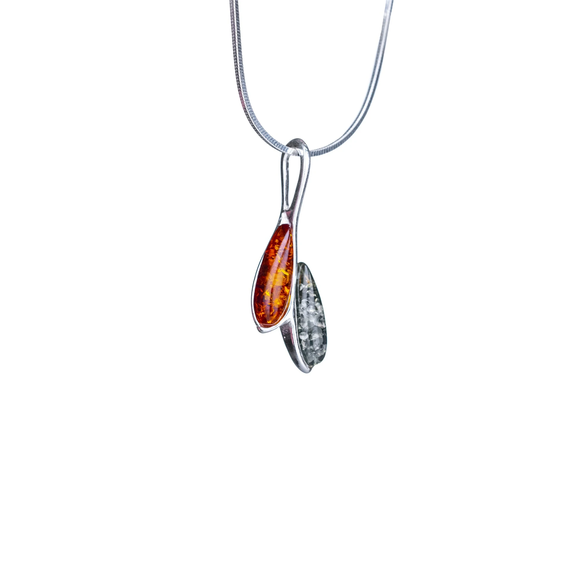 Thumbnail of Duo amber necklace