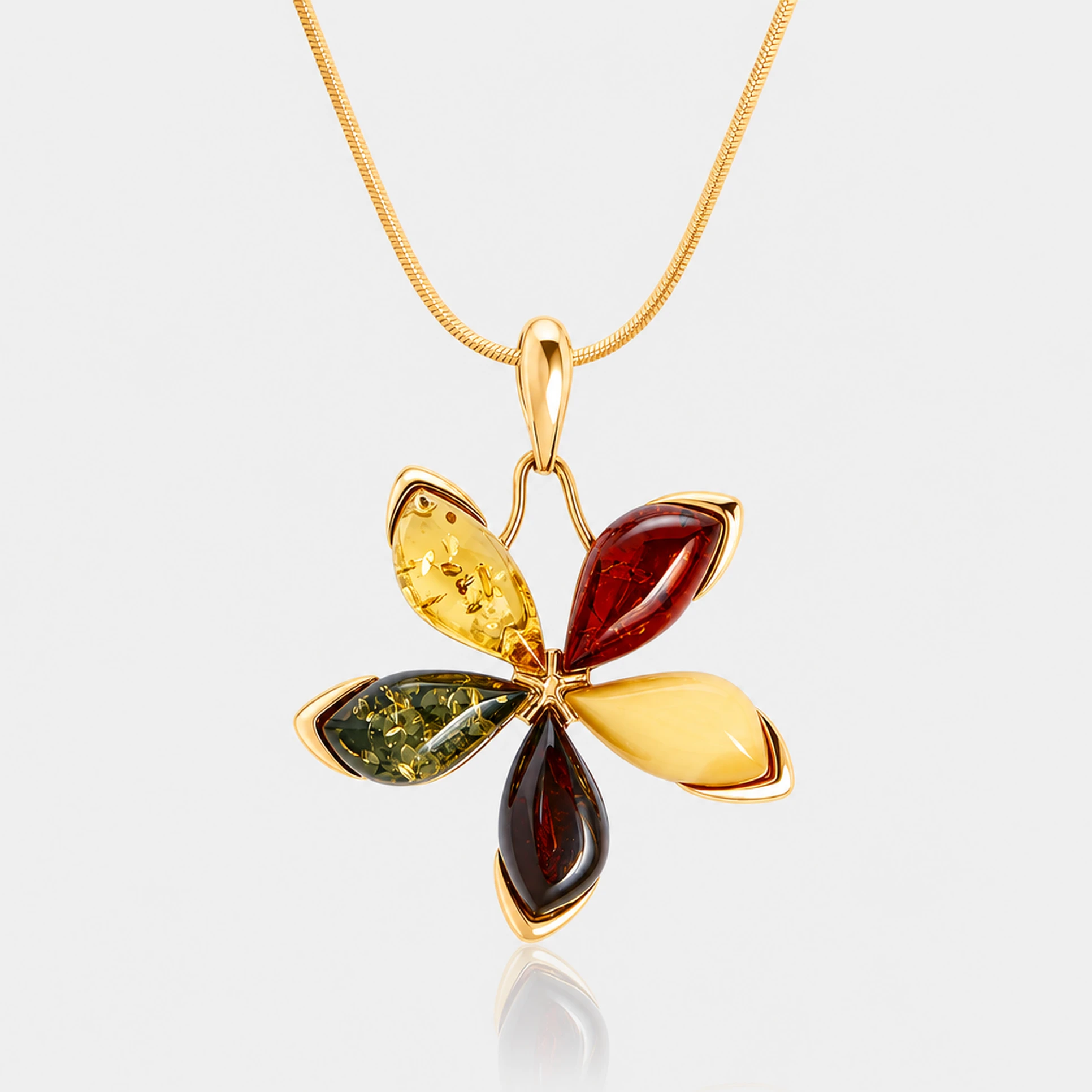 Collar Flore en oro
