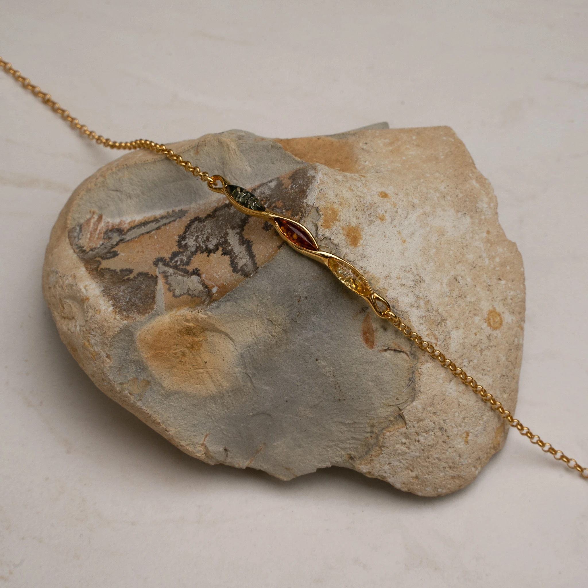 Thumbnail of Honey bracelet with amber