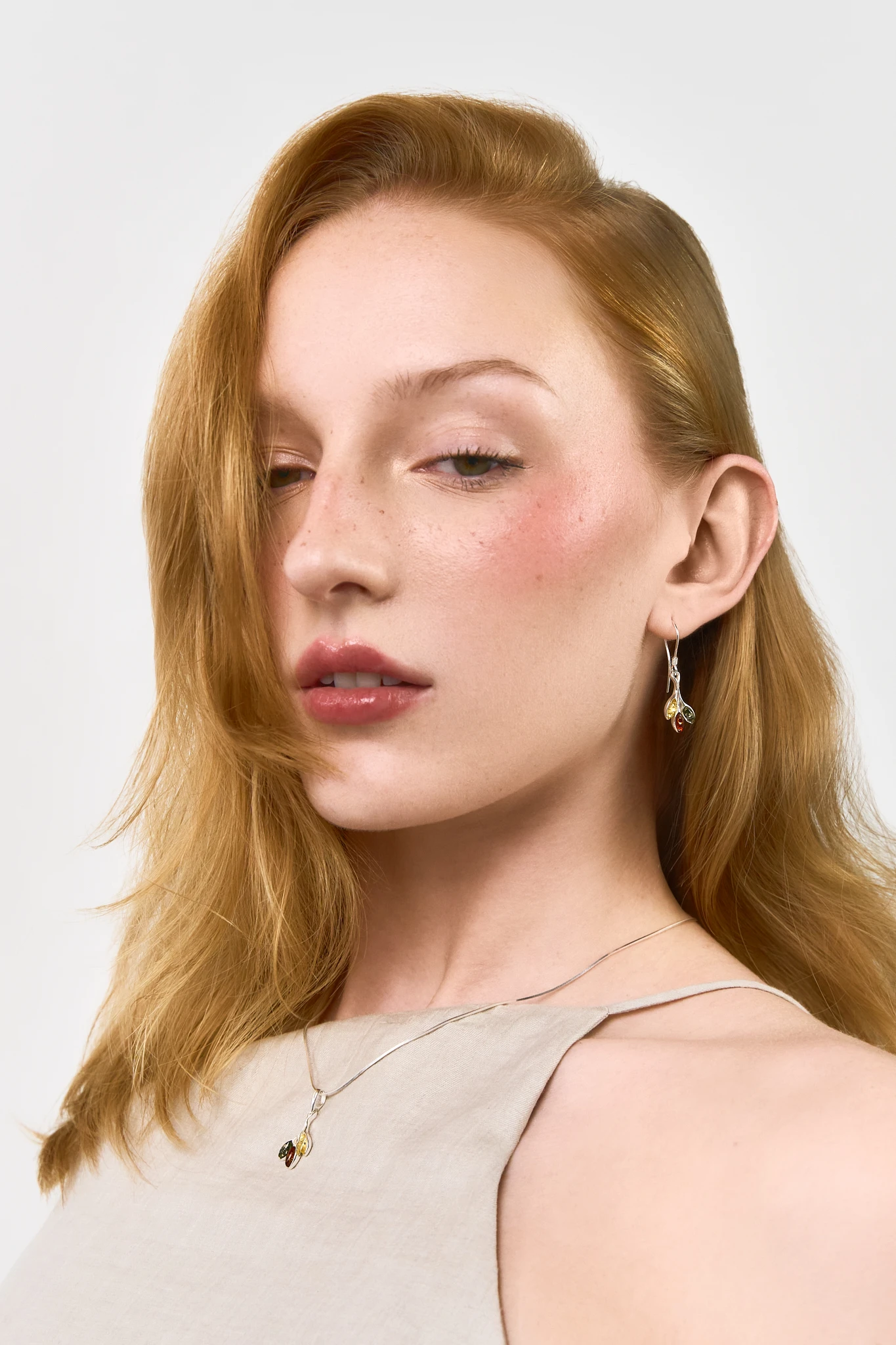 Thumbnail of Honey silver earrings