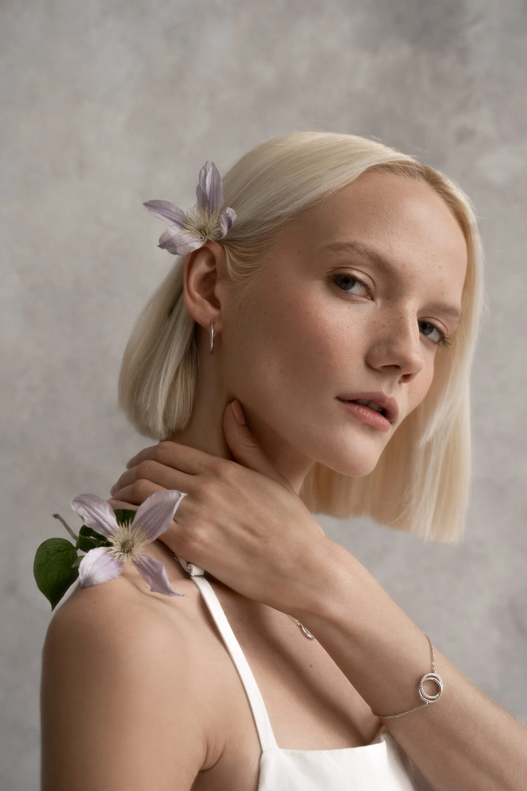 Thumbnail of Hoop silver earrings