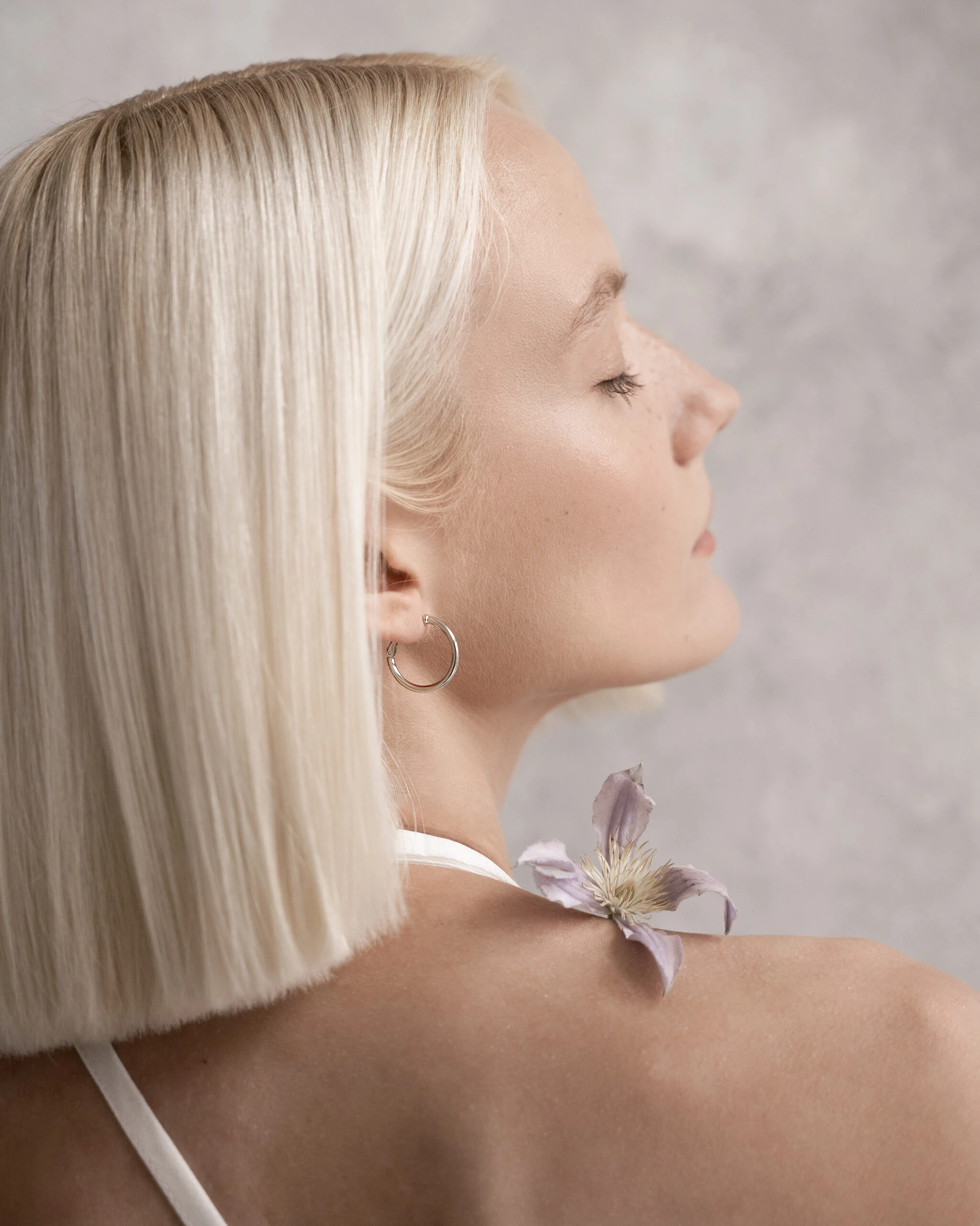 Thumbnail of Hoop silver earrings