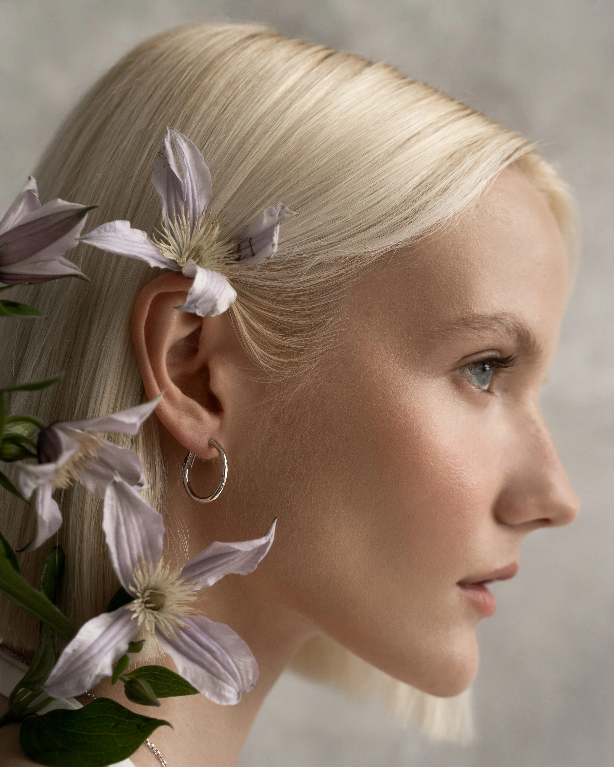 Thumbnail of Hoop silver earrings