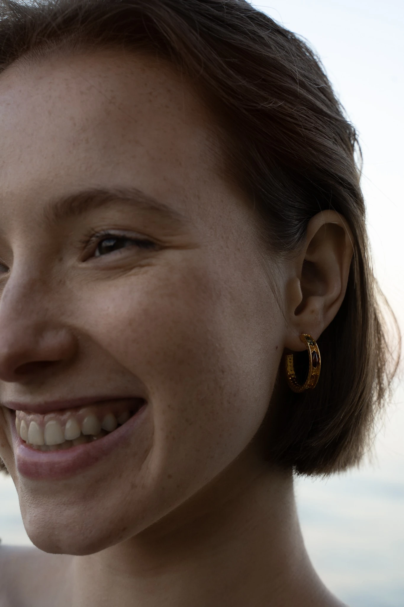 Thumbnail of Naomi hoop earrings