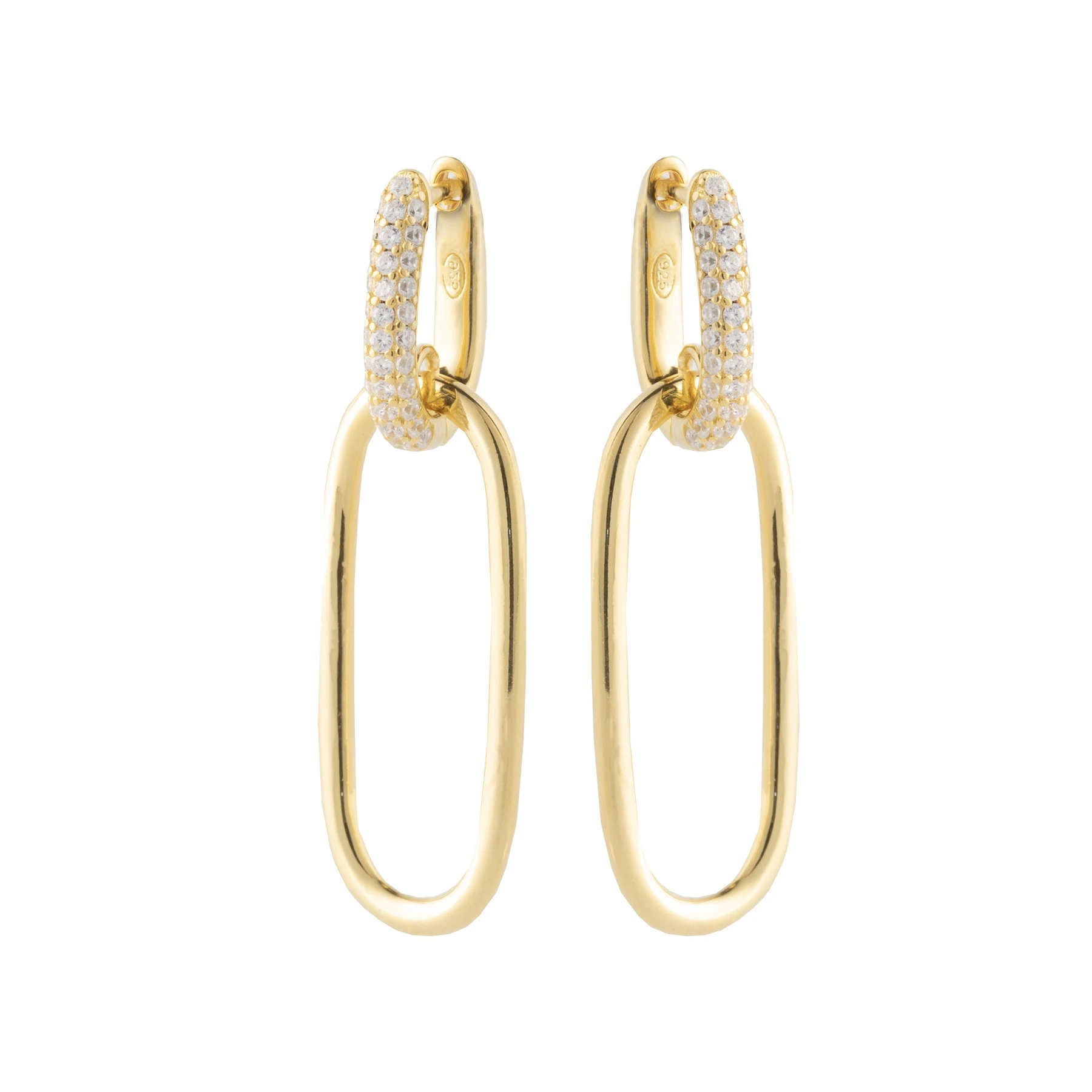 Thumbnail of Nova gold earrings L