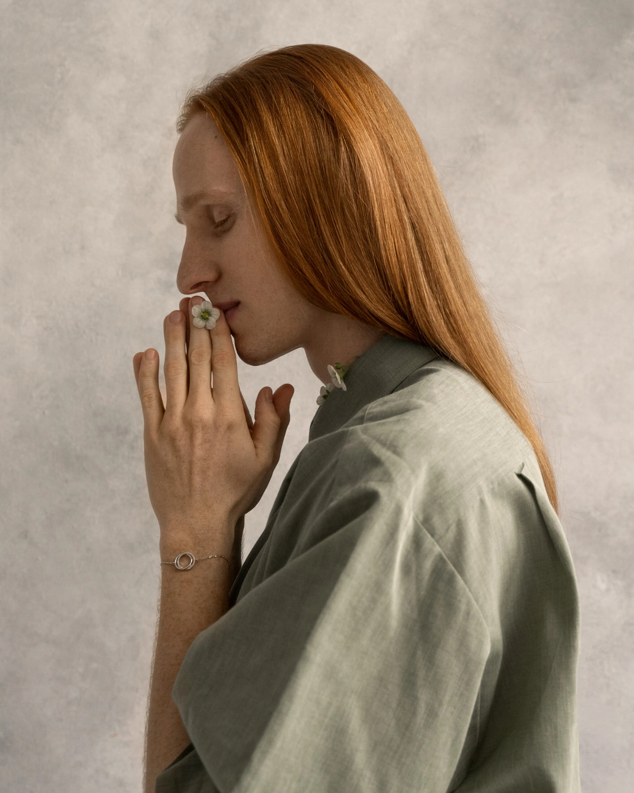 Thumbnail of Pave duo circle silver bracelet