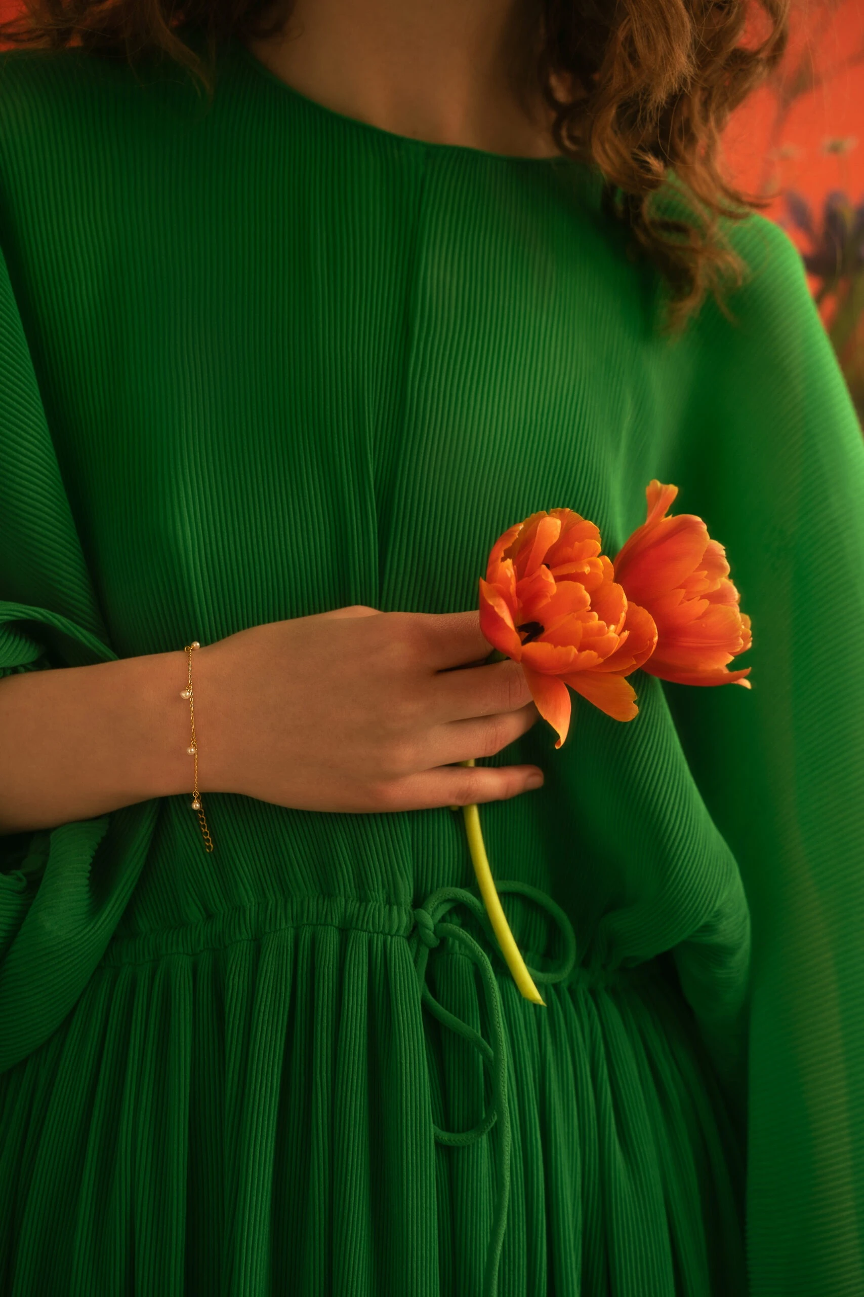 Thumbnail of Pearl bracelet in gold