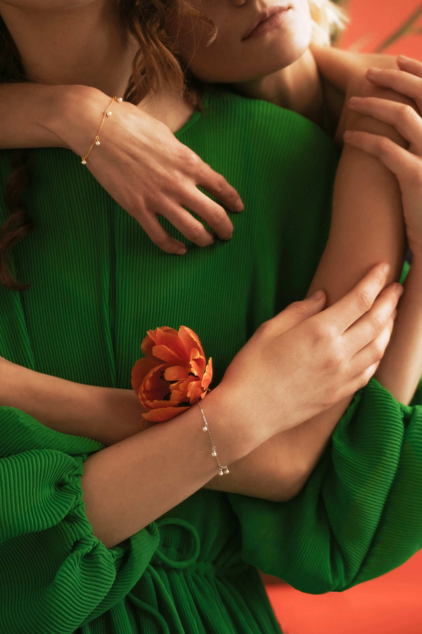 Miniatyrbild av Pärlarmband i silver