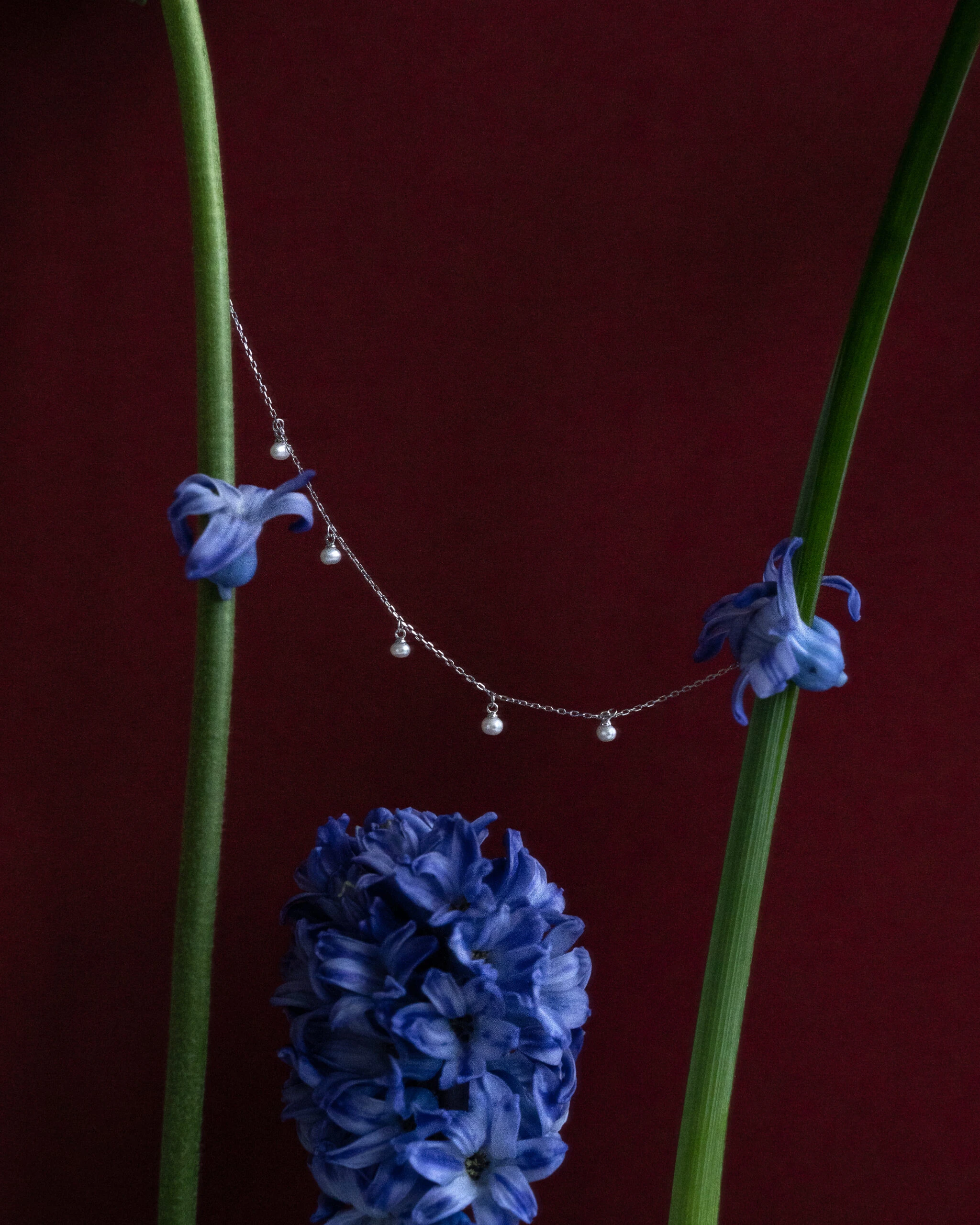 Pärlarmband i silver