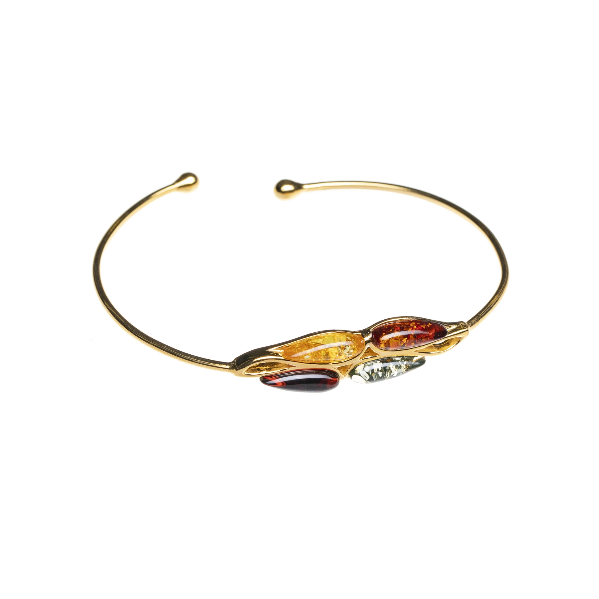 Thumbnail of Saga bracelet in gold with amber