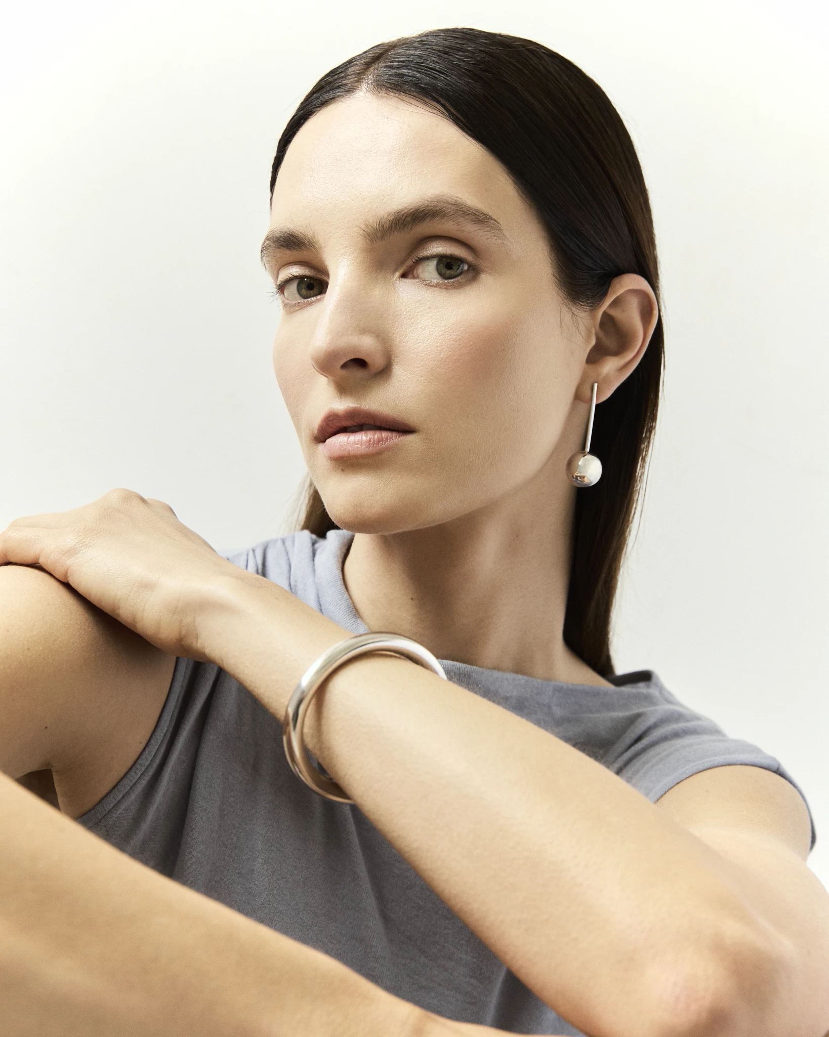 Thumbnail of Silver cuff bracelet