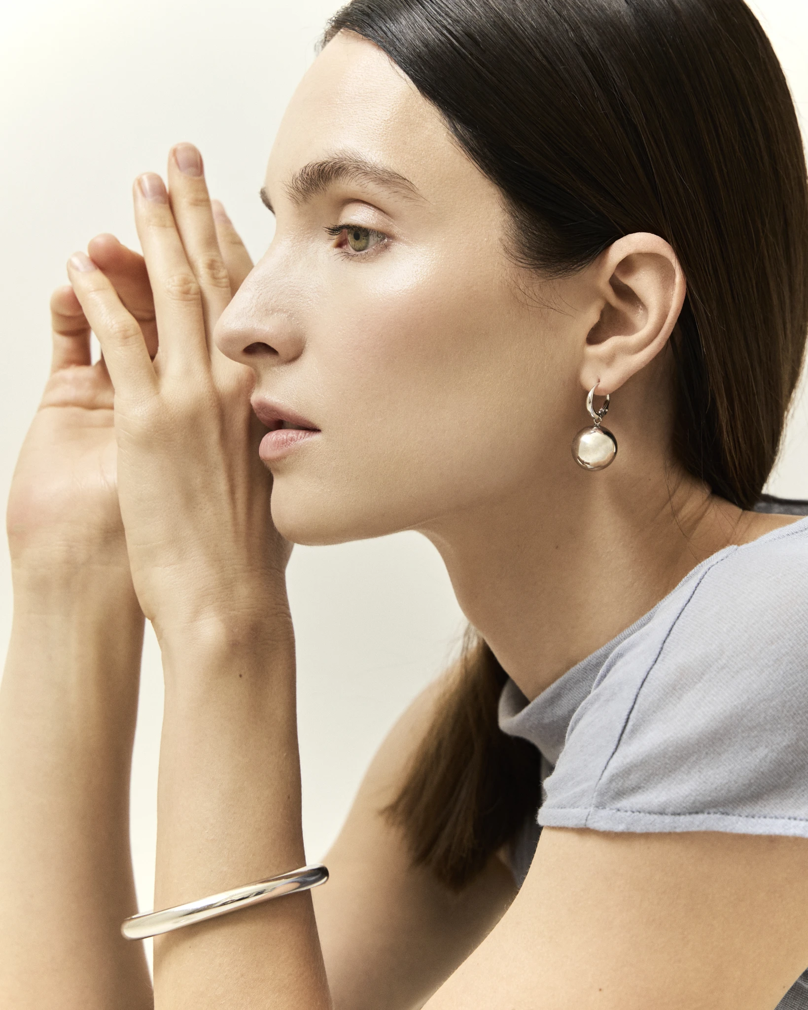 Thumbnail of Silver cuff bracelet