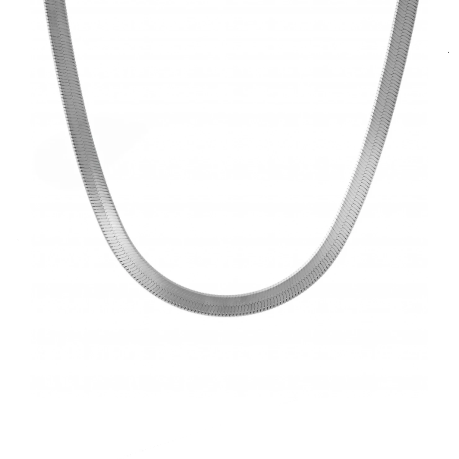 Thumbnail of Snake chain silver necklace