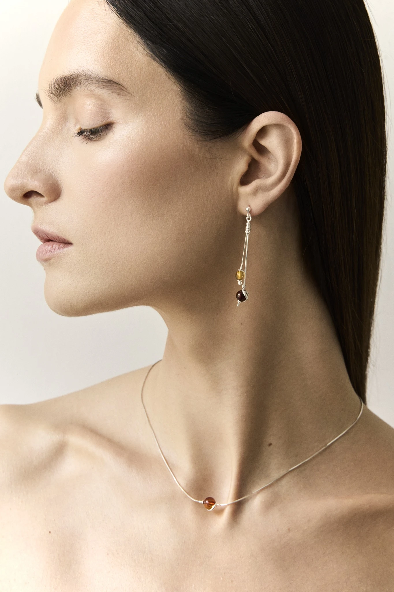 Miniatyrbild av Sophia silverhalsband