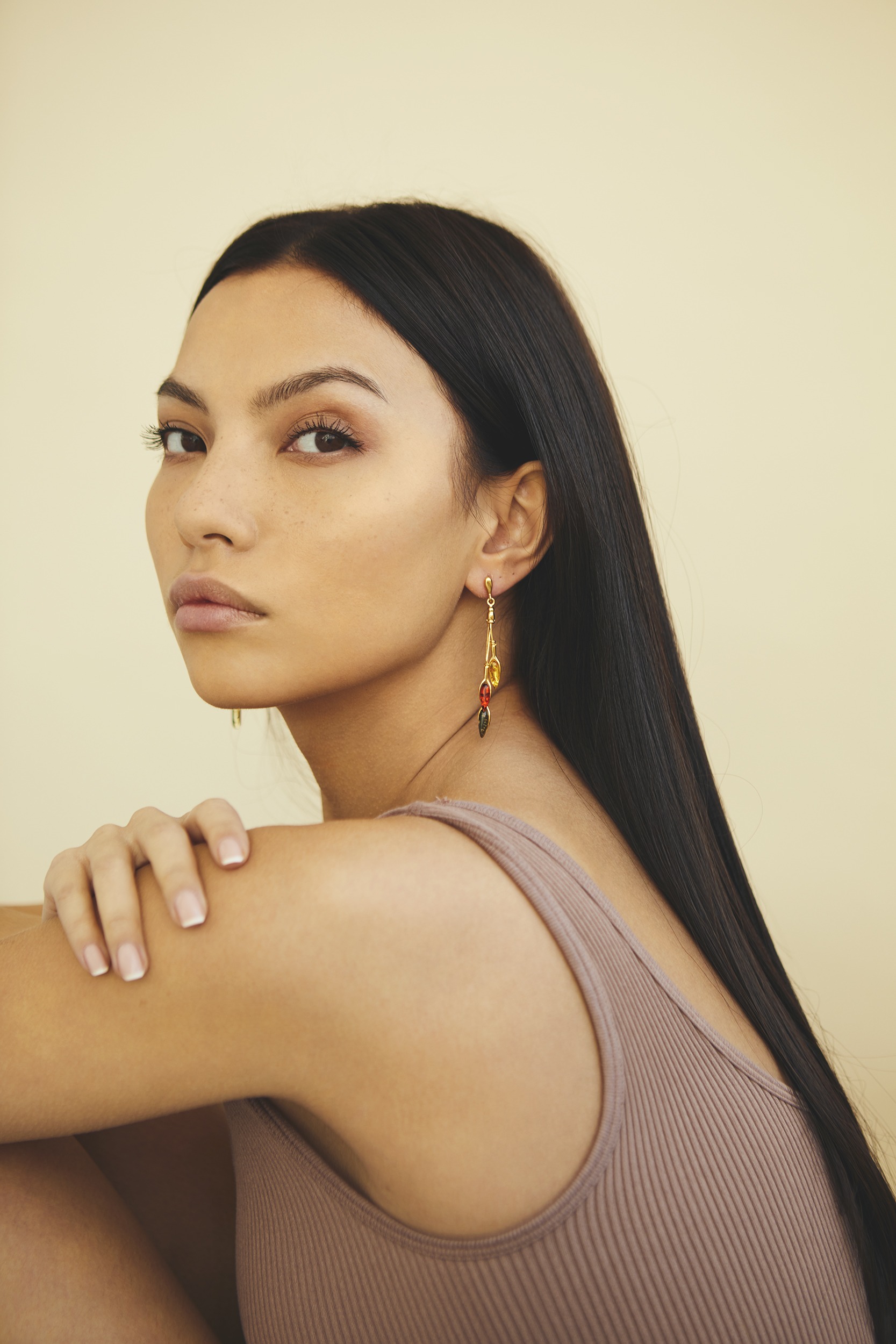 Dream gold earrings