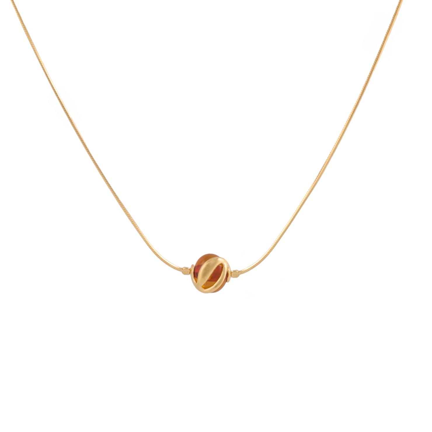 Petite Sophia gold necklace.