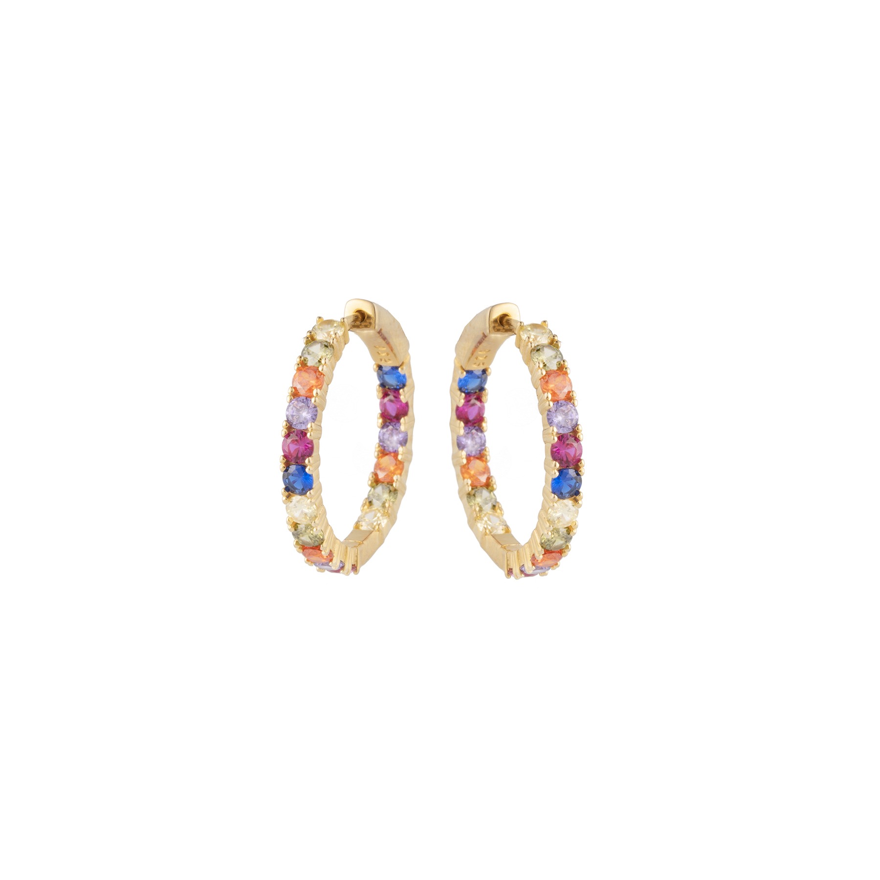 Thumbnail of Rainbow 26 mm hoop earrings