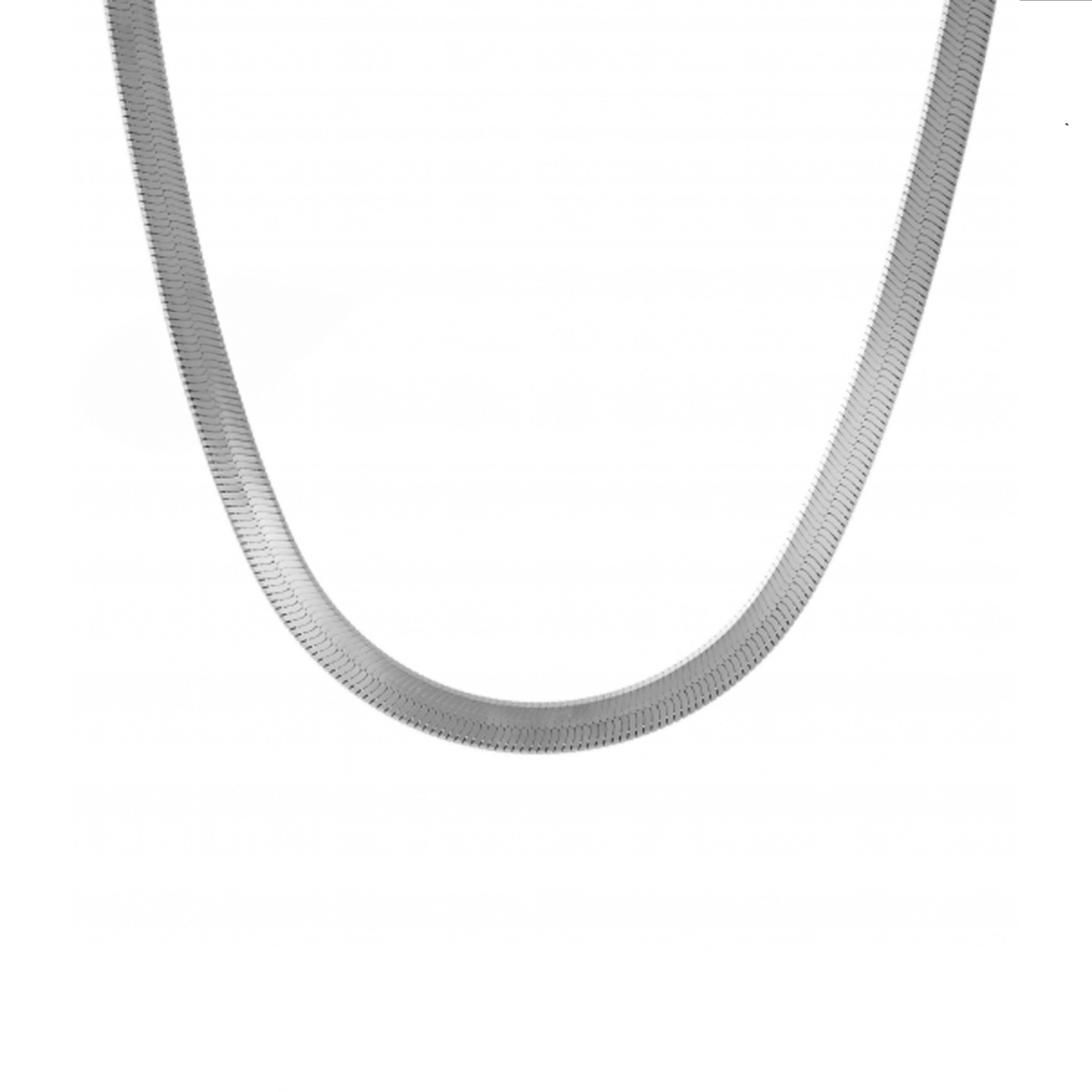 Thumbnail of Snake chain silver necklace